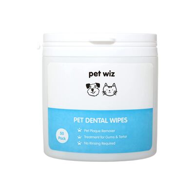 Lingettes dentaires à l'huile de menthe verte pour chiens et chats. Élimine la plaque et le tartre, prend soin des gencives et ne nécessite aucun rinçage.