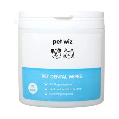 Toallitas dentales para dedos para perros y gatos