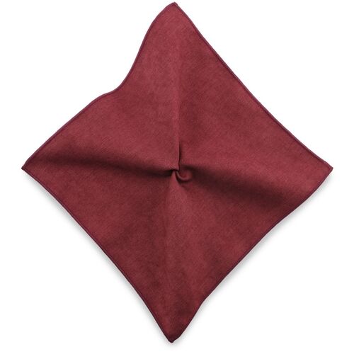 Sir Redman pocket square Soft Touch burgundy