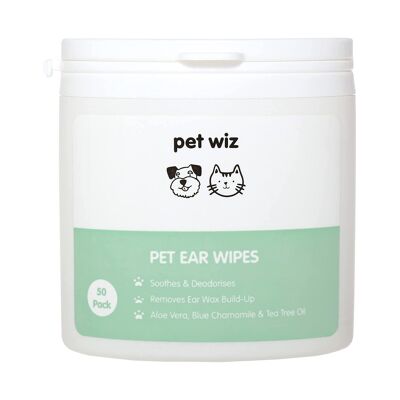 Toallitas para oídos para perros y gatos