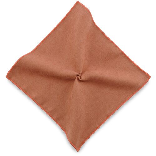 Sir Redman pocket square Soft Touch copper