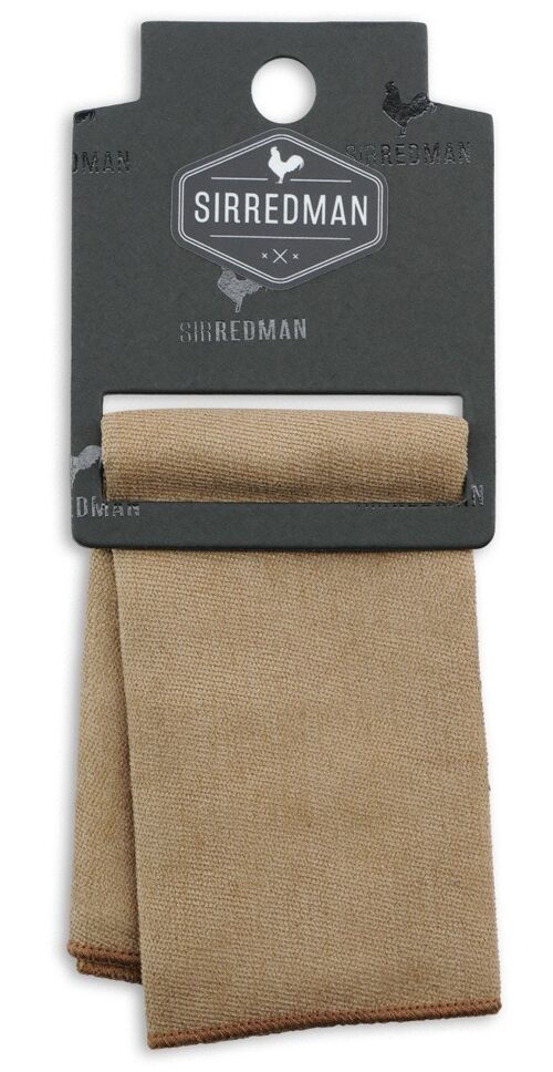 Sir Redman pocket square Soft Touch sand