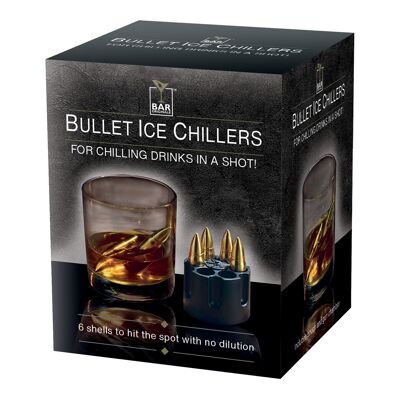 Bar Originale Bullet Ice Cubes Gold 6er Pack