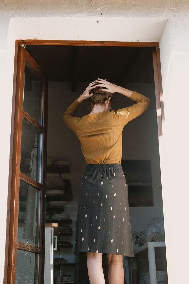 Rock Jara Mineralien Schwarz