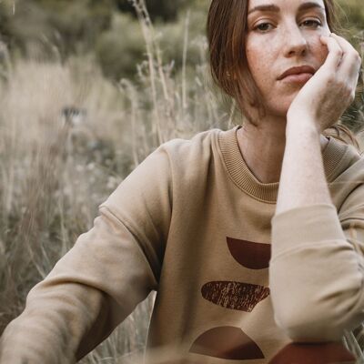 Joana Formas Beiges Oversize-Sweatshirt