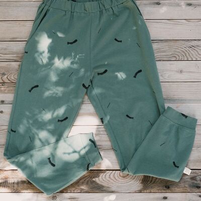 Kids Jabari Pants Green Traces