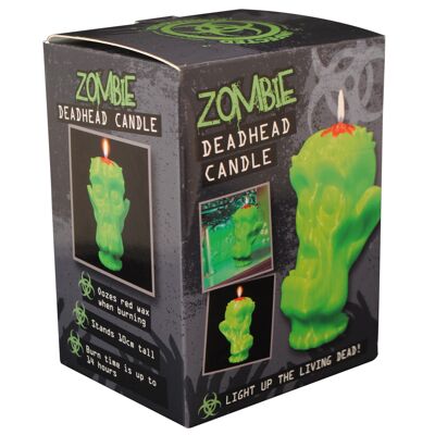 Bougie Zombie - Idéale pour Halloween