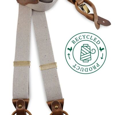 Sir Redman deluxe suspenders Richy Recycle taupe