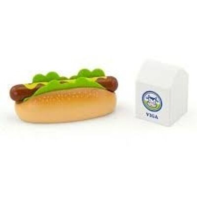 Viga Hot Dog With Milk Play Set