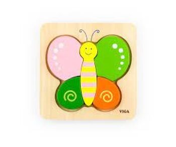 Viga Handy Block Puzzle - Papillon 2