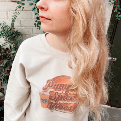 Pumpkin Spice Vibes-Pullover