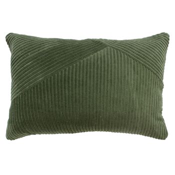Coussin Velours Côte Asly | 40x60cm | thym