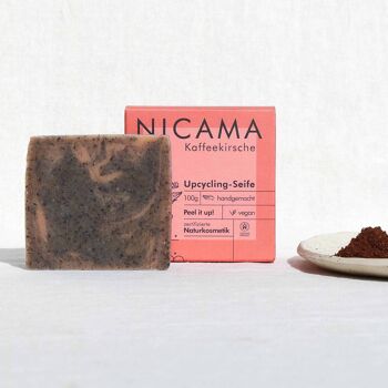 NICAMA - savon recyclé à la cerise de café 2