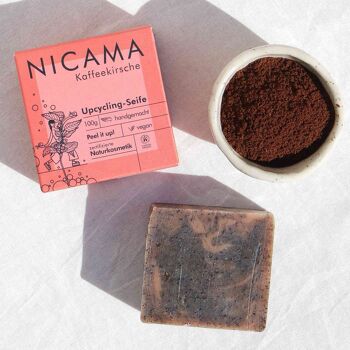 NICAMA - savon recyclé à la cerise de café 3