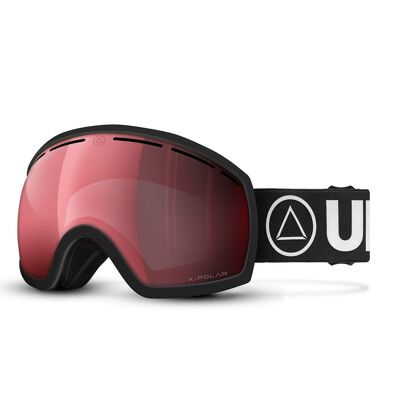 8433856069617 - Vertikale schwarze Ski- und Snowboardbrille Uller Black für Männer und Frauen