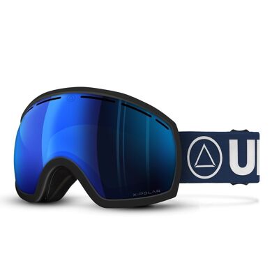 8433856069631 - Vertikale schwarze Ski- und Snowboardbrille Uller Black für Männer und Frauen