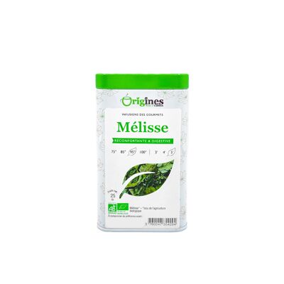 Einzelne Bio-Melissa-Pflanze - Metallbox 25g