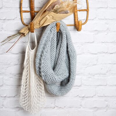 Infinity Scarf Knitting Kit - Beginners Basics