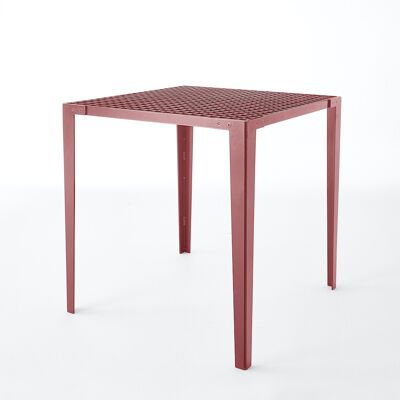 GRAVITAS - Table - S - red (galvanized & powder coated)