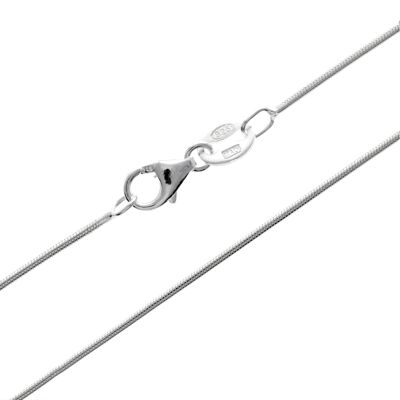 Made in Italy - 925 Sterling Silver Delicate Classic Round Snake Chain - GCH010