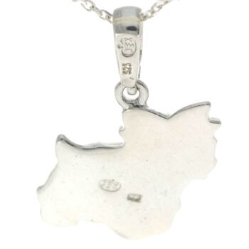 Westie en argent sterling 925 et ambre de la Baltique - Scotty Dog - AD218 7