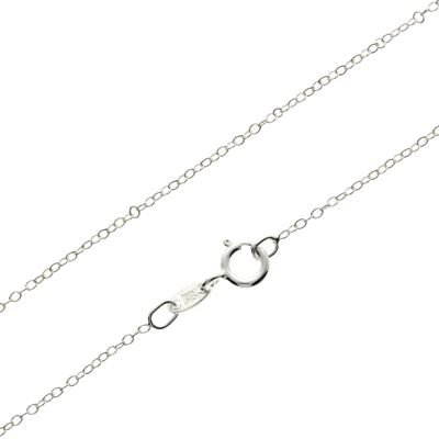Made in Italy - 925 Sterling Silver Delicate Cable Trace Chain - GCH008