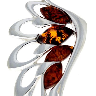 925 Sterling Silver Lucky Angel Wing with Baltic Amber - GL367
