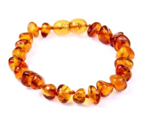 Beautiful Baroque Bracelets & Anklets in Cognac, Mix, Lemon & Honey colours - 18 cm