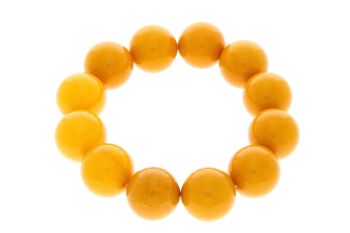 Balle parfaite exclusive Bracelet en ambre véritable de la Baltique - BT0122 1