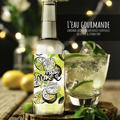 Artisanal lemonade with lemon "Eau gourmande"