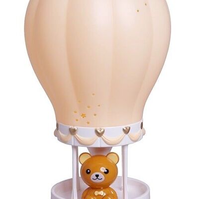 Table plastic lamp with usb height 25cm for kids decoration 2colors