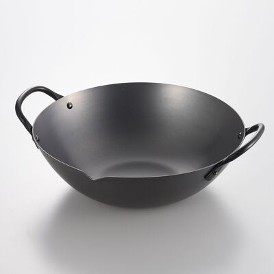 Padella e wok in acciaio Guangdong S (Ø30cm) - Collezione Guangdong / YOSHIKAWA