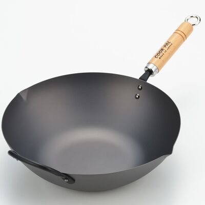 Padella e wok in acciaio Beijing L (36 cm) - Collezione Beijing / YOSHIKAWA