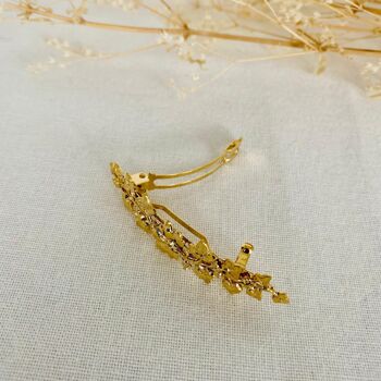 Small golden Calliope hair clip 3