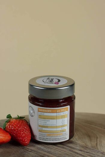 Fruchtbrumme - Pâte à tartiner aux fruits Low Carb fraise sans sucre ajouté 130 g 3