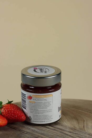 Fruchtbrumme - Pâte à tartiner aux fruits Low Carb fraise sans sucre ajouté 130 g 4