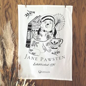 Torchon littéraire en coton Fairtrade de Jane Pawsten 2