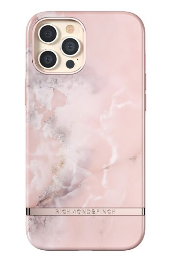 iPhone en marbre rose - 1