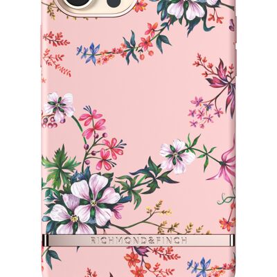 iPhone con fiori rosa