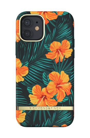 iPhone Hibiscus orange 3