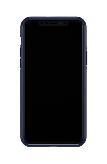 iPhone 11 à rayures bleu marine 2