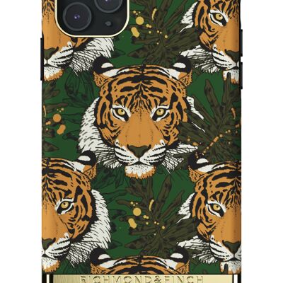 iPhone mit grünem Tiger -