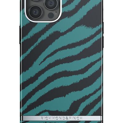 Smaragdgrünes Zebra iPhone -