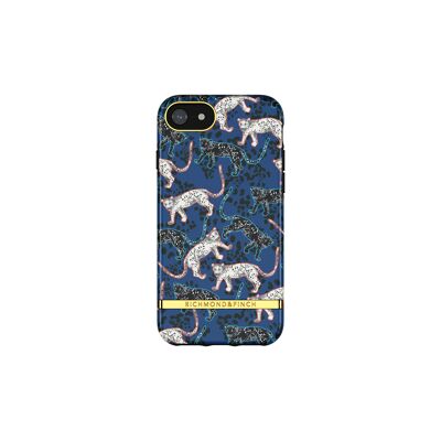 iPhone de leopardo azul -