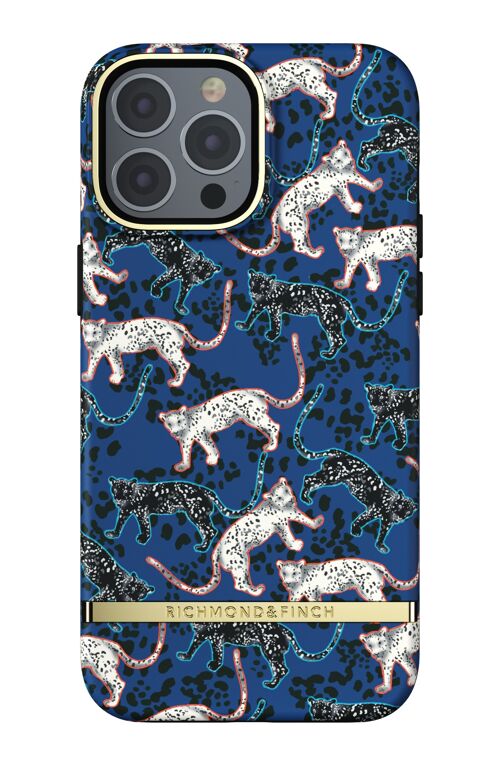 Blue Leopard iPhone