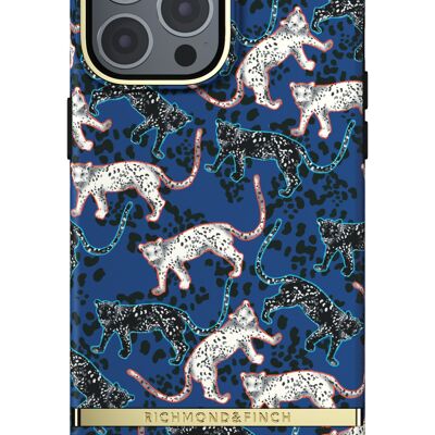 iPhone de leopardo azul