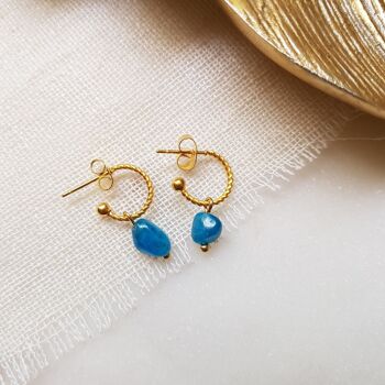 Boucles d'oreilles FAME Apatite 3