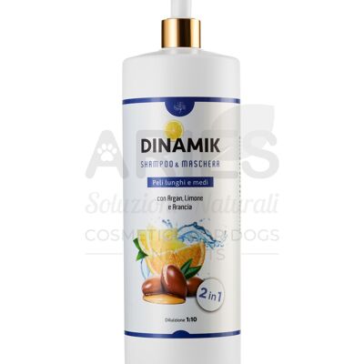 Dinamik Shampoo&Maschera con Olio Argan 1 LT