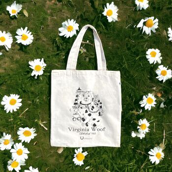 Virginia Woolf 'Virginia Woof' Sac fourre-tout durable 5