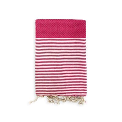 Traditionelle Fouta Mikanda Fuchsia 100x200cm